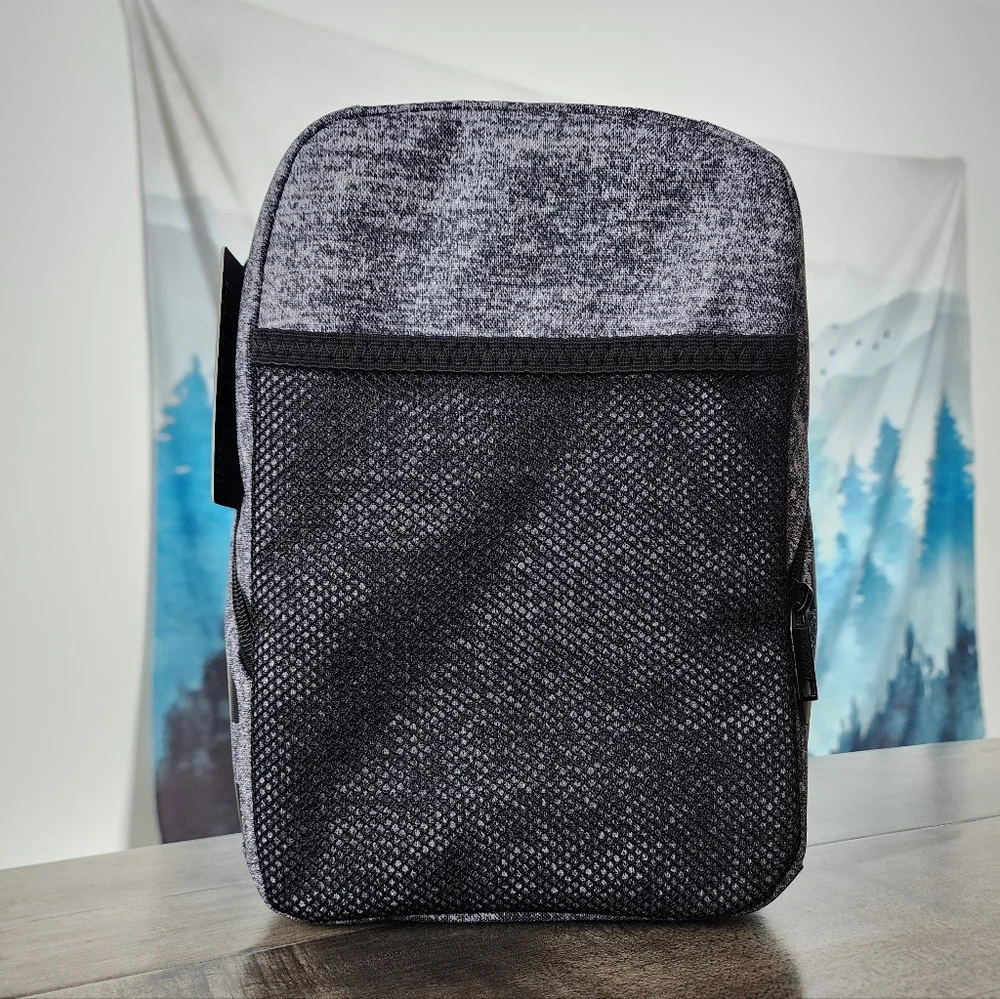 Adidas Santiago Insulated Lunch Bag Gray Black NWT - Picture 5 of 15